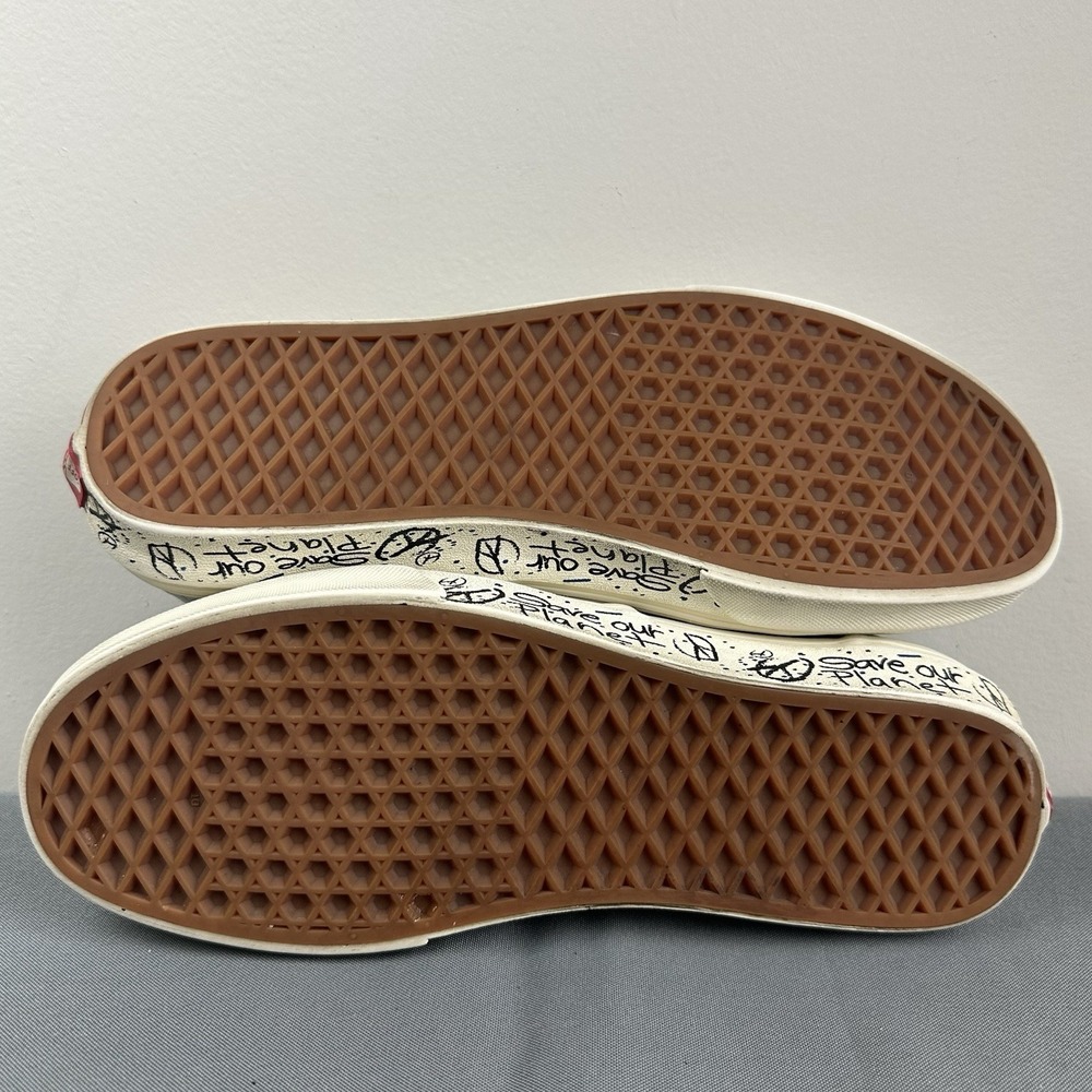 Vans Save Our Planet Shoes Mens Sz 8.5 Women's Sz 10 Limited Edition World Map - Picture 11 of 11